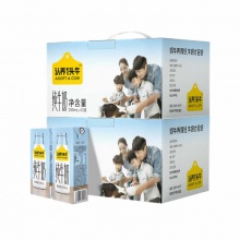 认养一头牛 全脂纯牛奶250ml*12盒*2箱