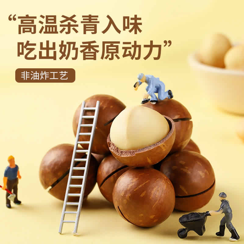 华味亨 夏威夷果250g*2袋/100g*5袋