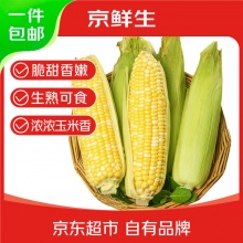 京鲜生 河北金银水果鲜玉米 4.5斤 300g+起