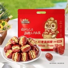三只松鼠 枣夹核桃450g约90颗