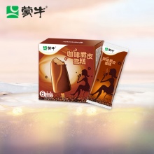 蒙牛 香浓咖啡脆皮口味雪糕60g*6支