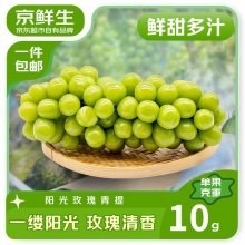 京鲜生 阳光玫瑰香青提净重4.5-5斤装单果10g
