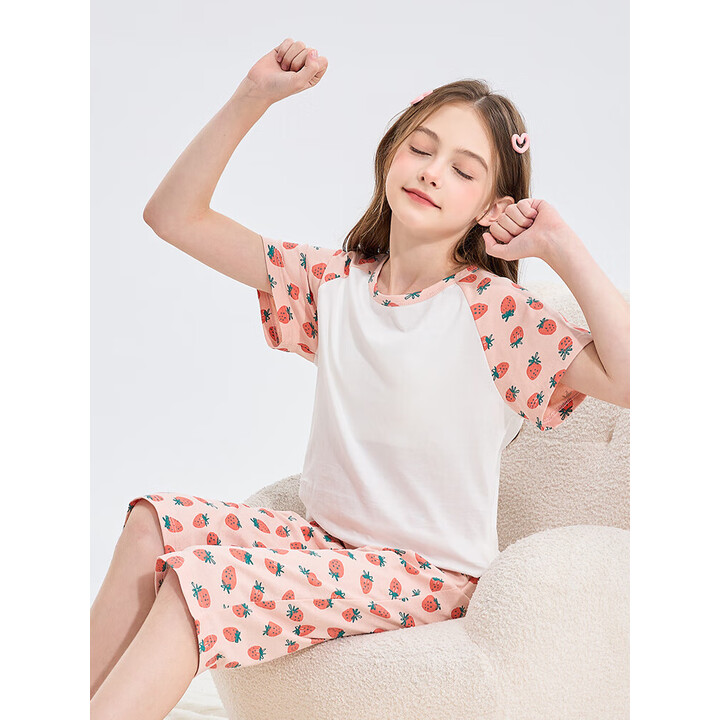 芬腾 儿童短袖家居服套装